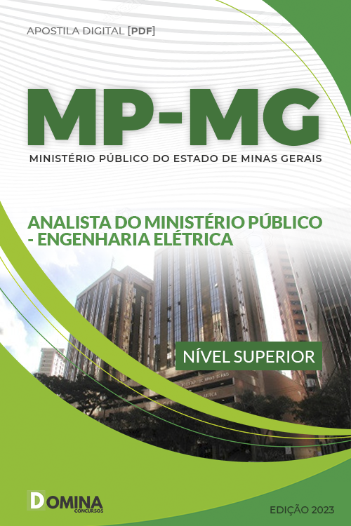 Apostila MPMG 2023 Analista Ministério Público Engenharia Elétrica