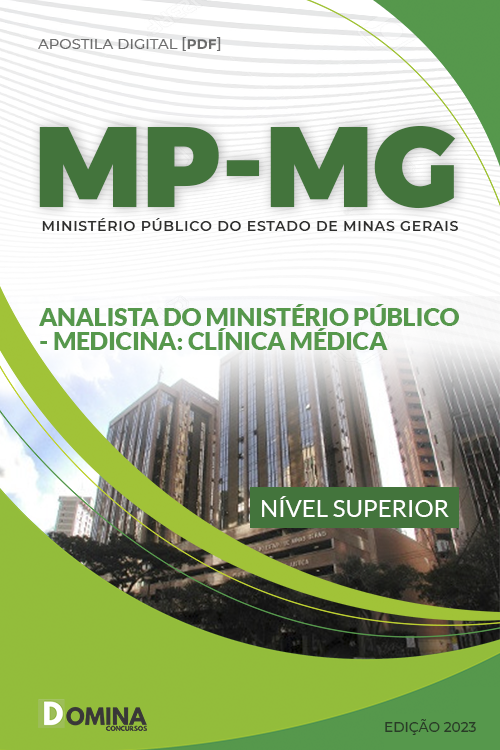 Apostila MPMG 2023 Analista Ministério Público Medicina Clínica Médica