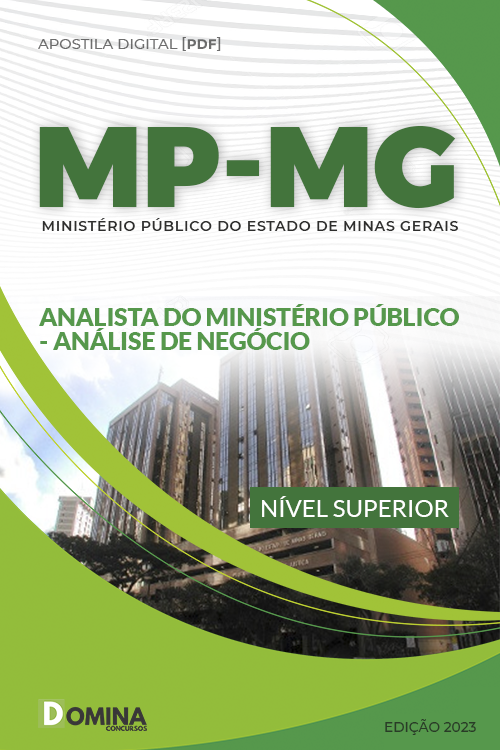 Apostila MPMG 2023 Analista Ministério Público Análise Negócio