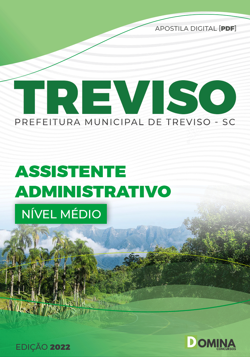 Apostila Pref Treviso SC 2022 Assistente Administrativo