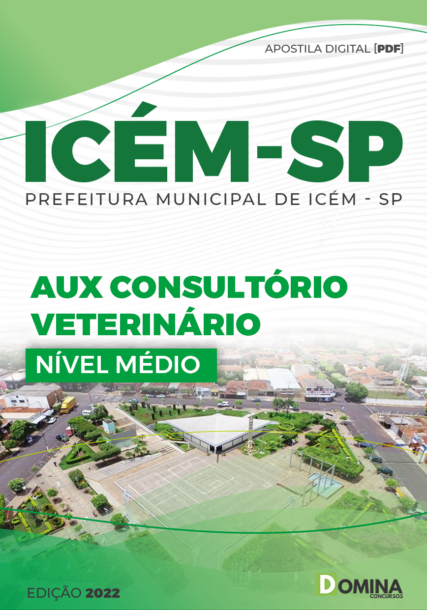 Apostila ICÉM SP 2022 Auxiliar Consultório Veterinário