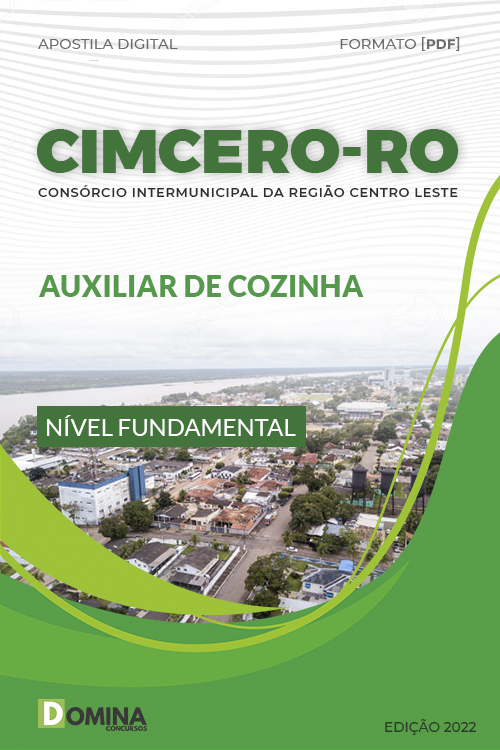 Apostila Digital CIMCERO RO 2023 Auxiliar Cozinheira