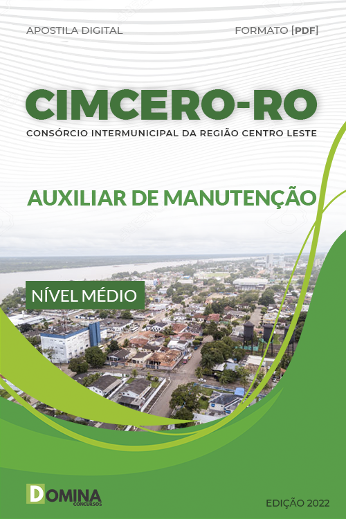 Apostila Concurso CIMCERO RO 2023 Auxiliar Manutenção