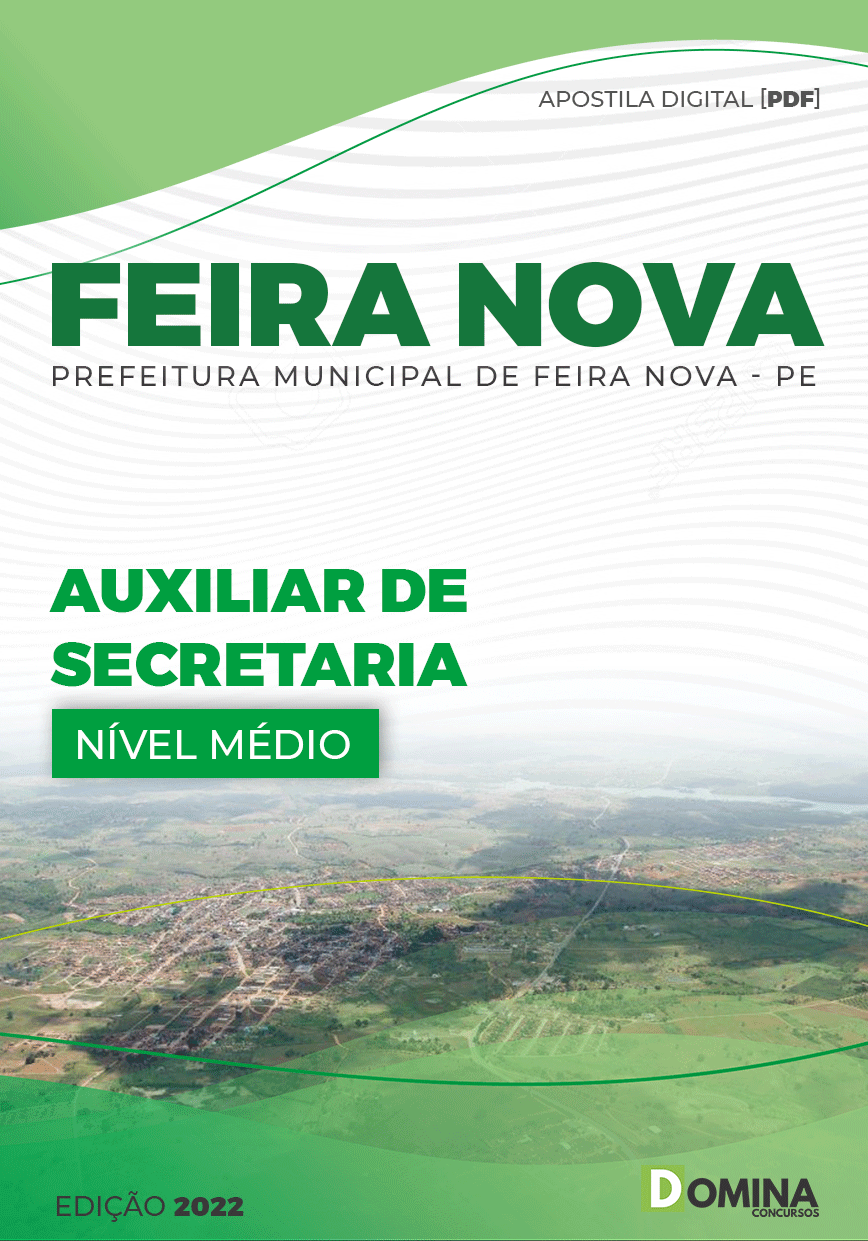 Apostila Digital Pref Feira Nova PE 2022 Auxiliar Secretaria