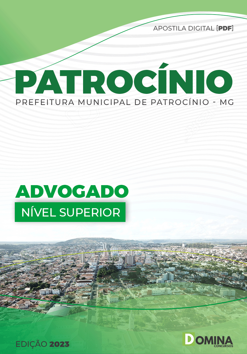 Apostila Concurso Pref Patrocínio MG 2023 Advogado