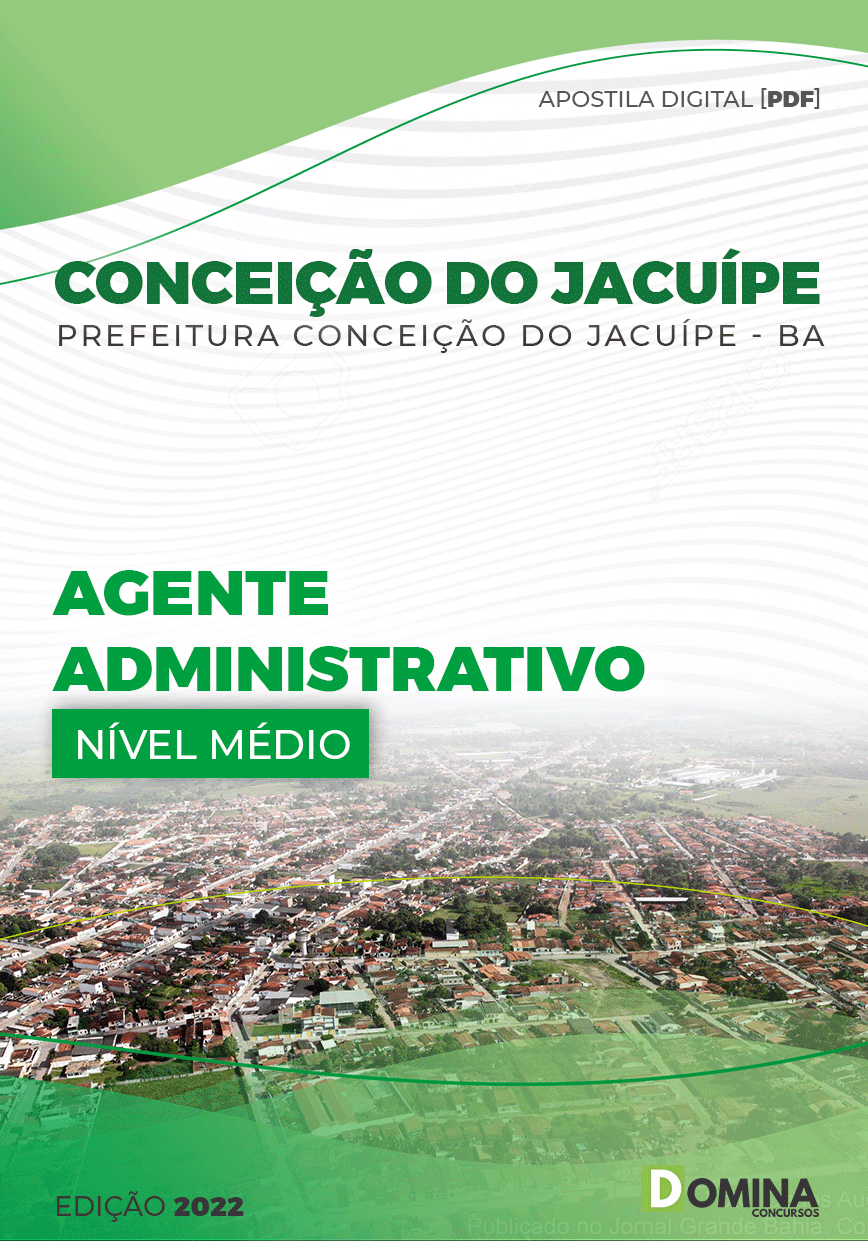 Apostila Pref Conceição Jacuípe BA 2022 Agente Administrativo