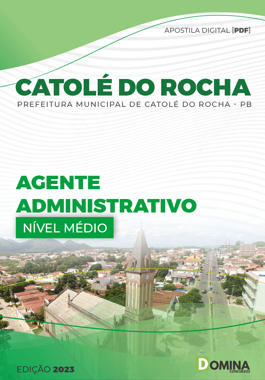 Apostila Digital Pref Catolé Rocha PB 2023 Agente Administrativo