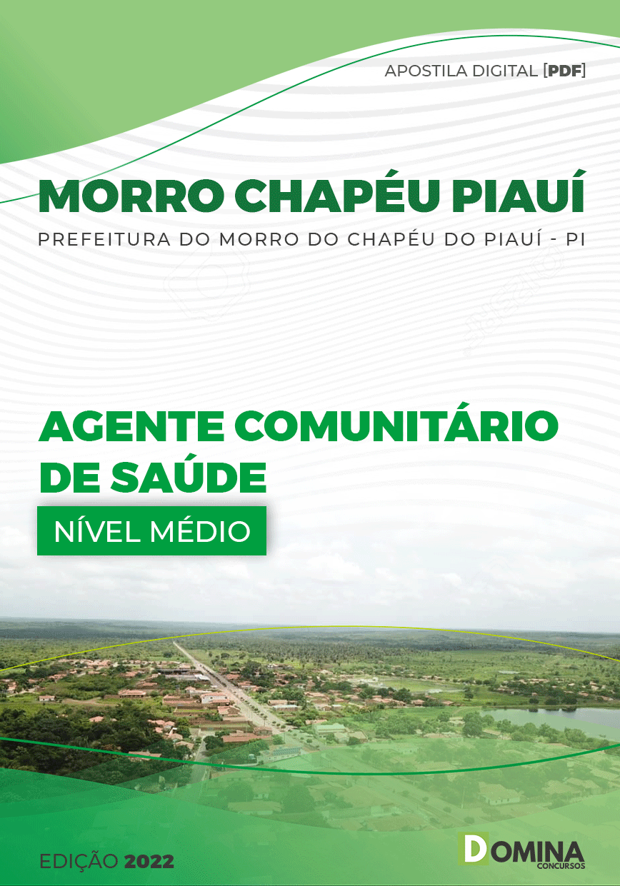 Apostila Pref Morro do Chapéu PI 2022 Agente Comunitário Saúde