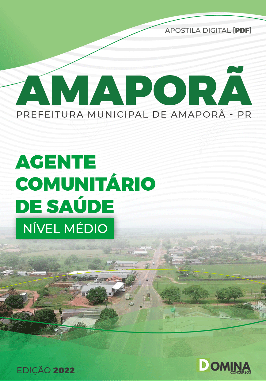 Apostila Pref Amaporã PR 2022 Agente Comunitário Saúde