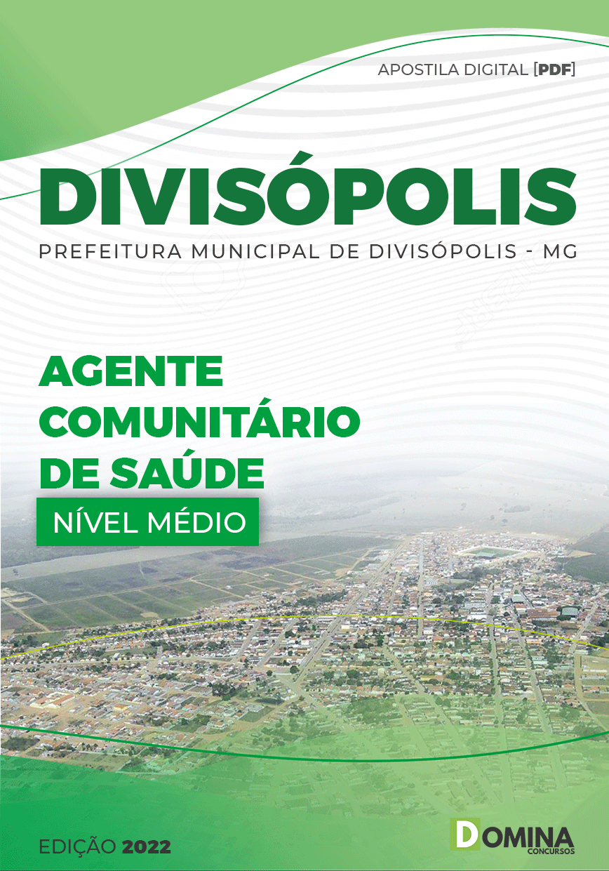 Apostila Pref Divisópolis MG 2022 Agente Comunitário Saúde