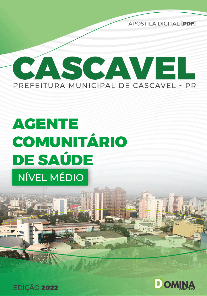 Apostila Pref Cascavel PR 2022 Agente Comunitário Saúde