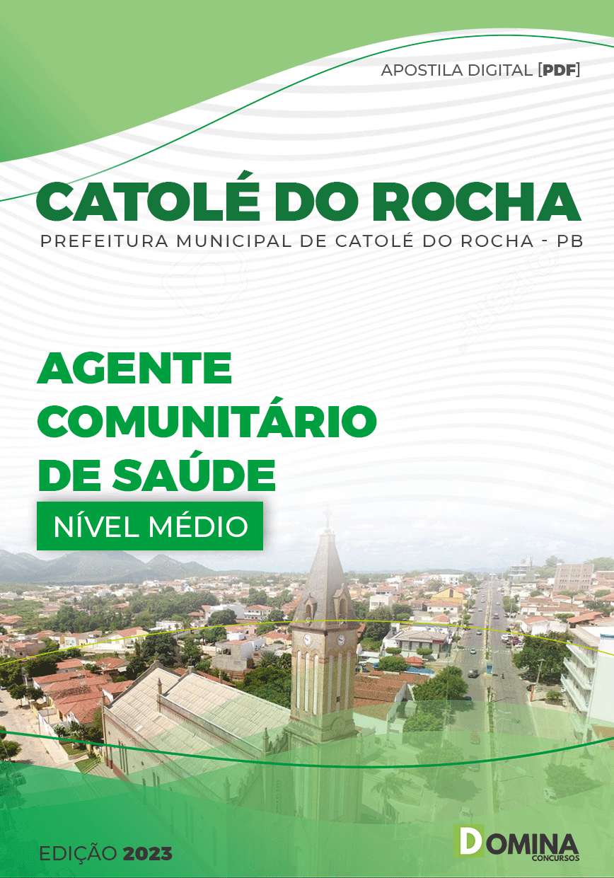 Apostila Pref Catolé Rocha PB 2023 Agente Comunitário Saúde