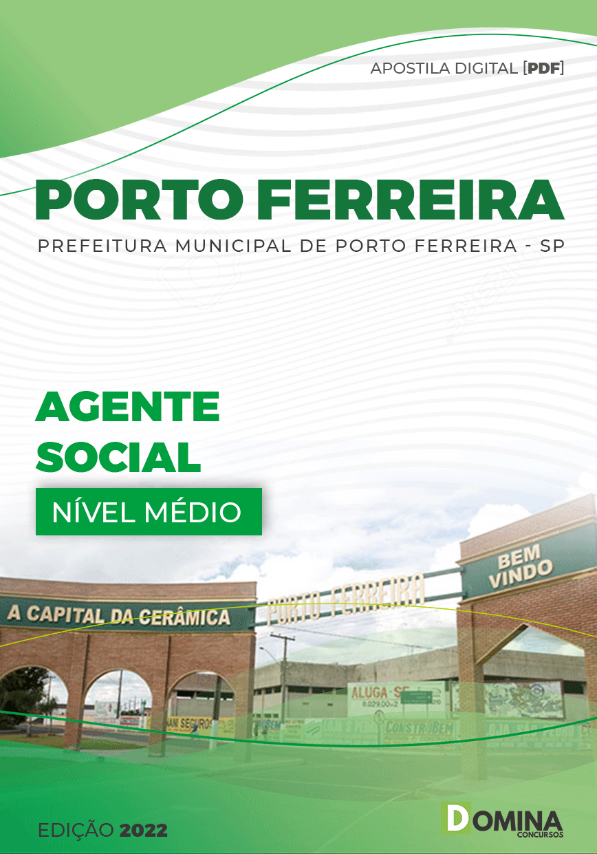 Apostila Pref Porto Ferreira SP 2022 Agente Social