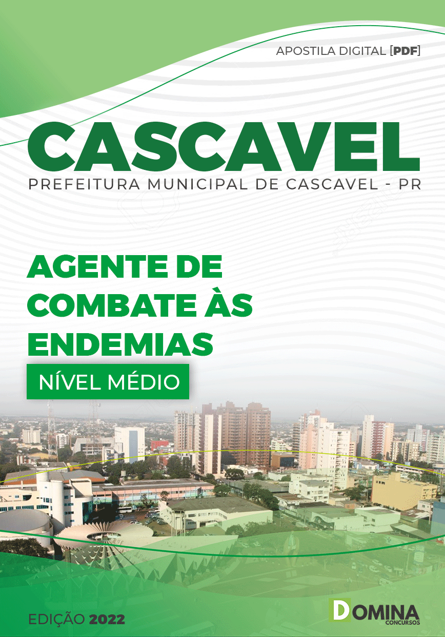 Apostila Pref Cascavel PR 2022 Agente Combate Endemias