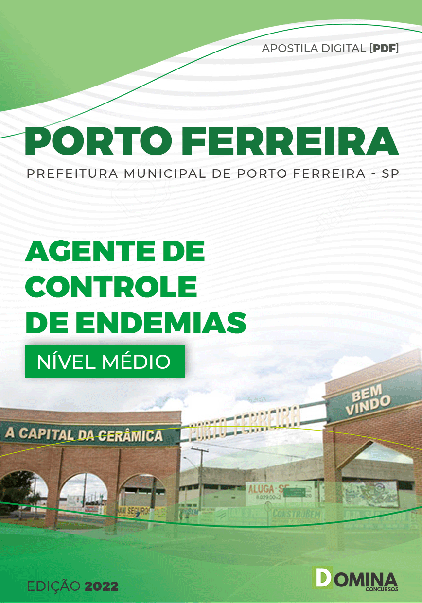 Apostila Pref Porto Ferreira SP 2022 Agente Controle Endemias