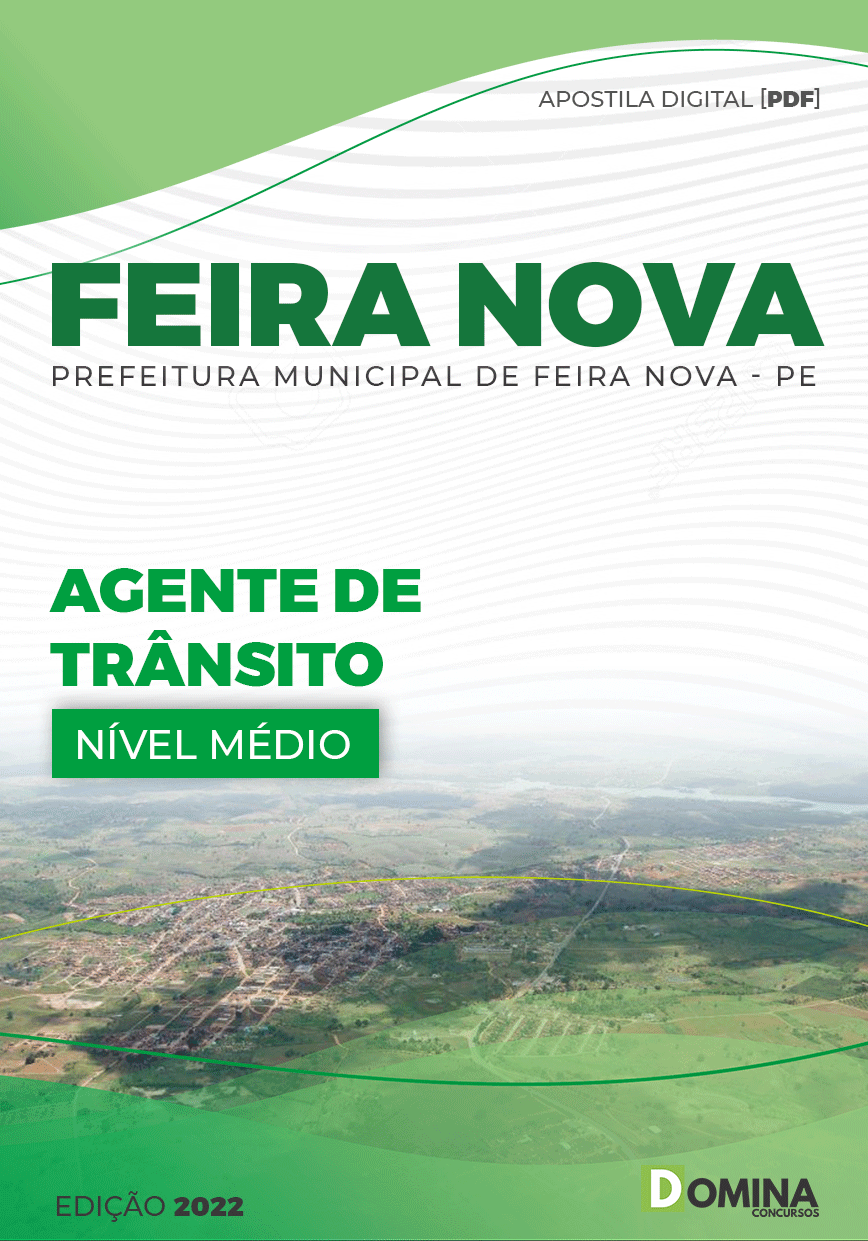 Apostila Digital Pref Feira Nova PE 2022 Agente Trânsito