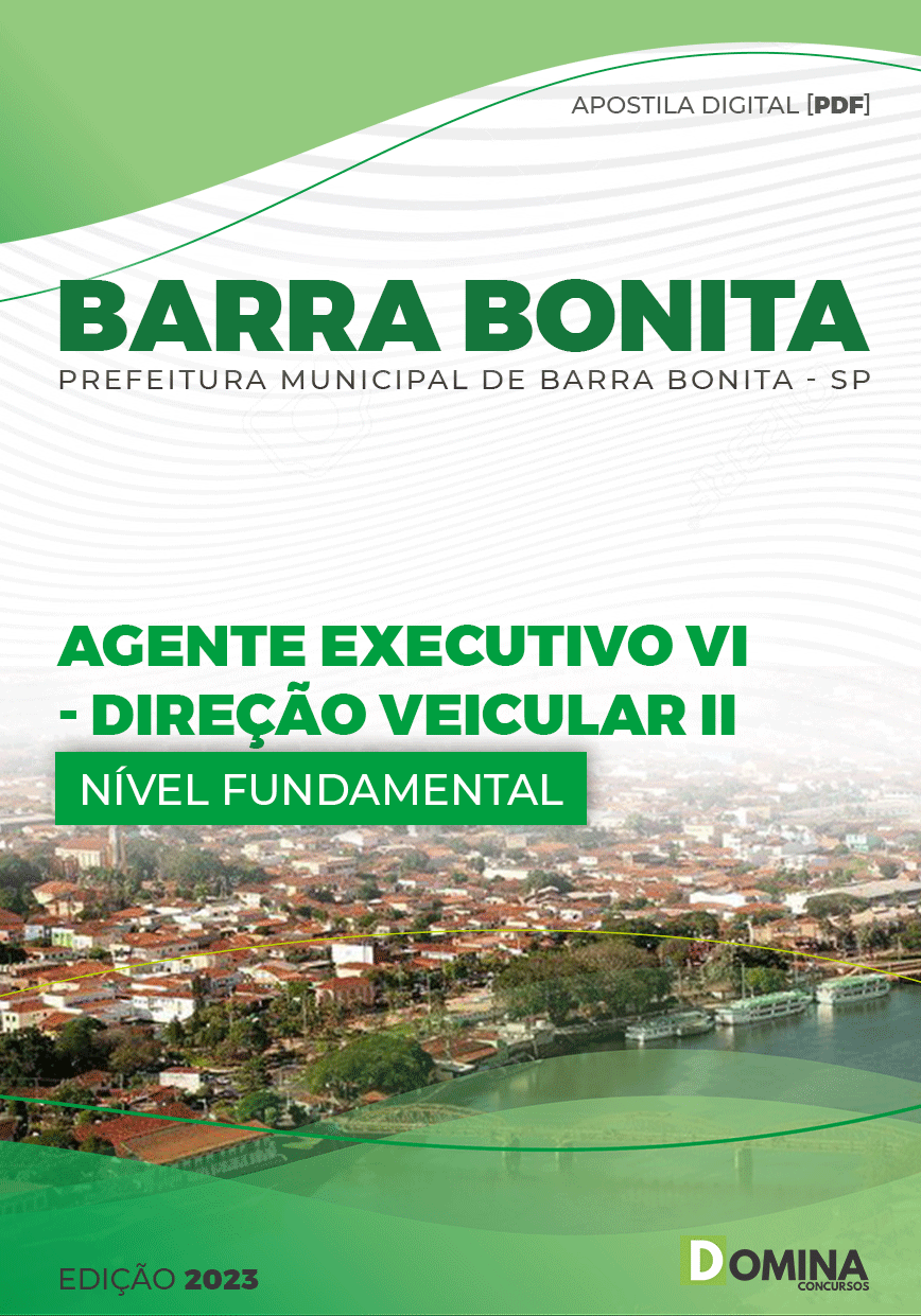 Apostila Pref Barra Bonita SP 2023 Agente Exec IV Direção Veicular II