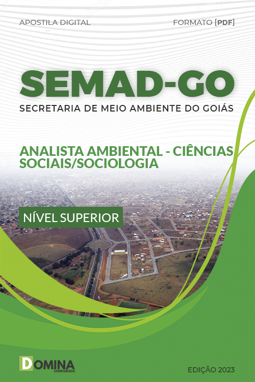 Apostila SEMAD GO 2023 Analista Ambiental Ciências Sociais