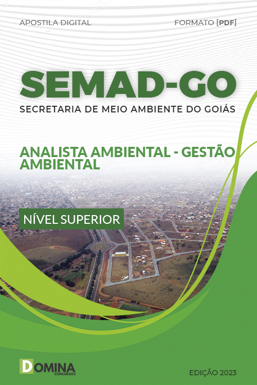 Apostila SEMAD GO 2023 Analista Ambiental Gestão Ambiental