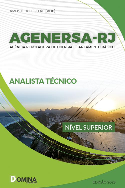 Apostila Concurso AGENERSA RJ 2023 Analista Técnico