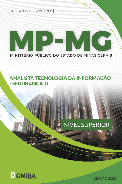 Apostila MPMG 2023 Analista Tecnologia Informação Segurança TI