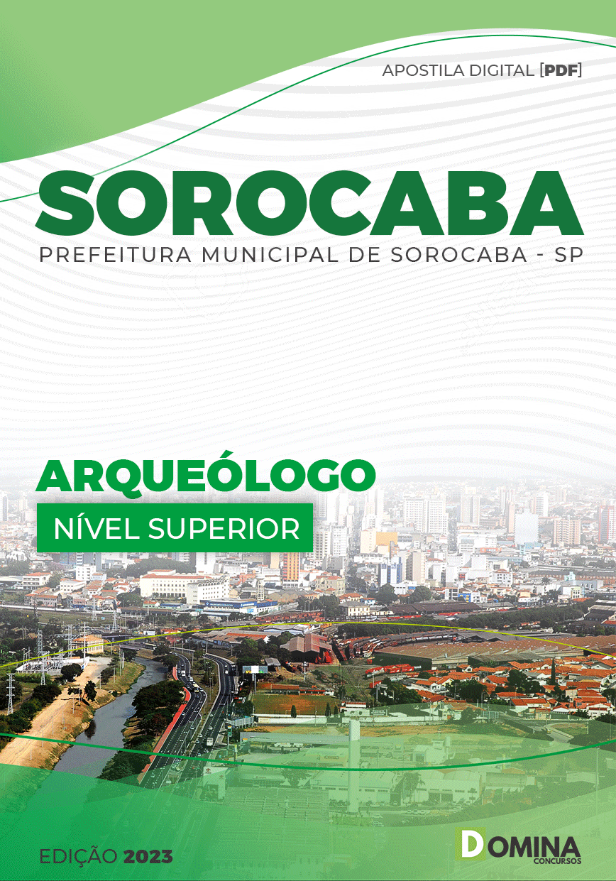Apostila Concurso Pref Sorocaba SP 2023 Arqueólogo