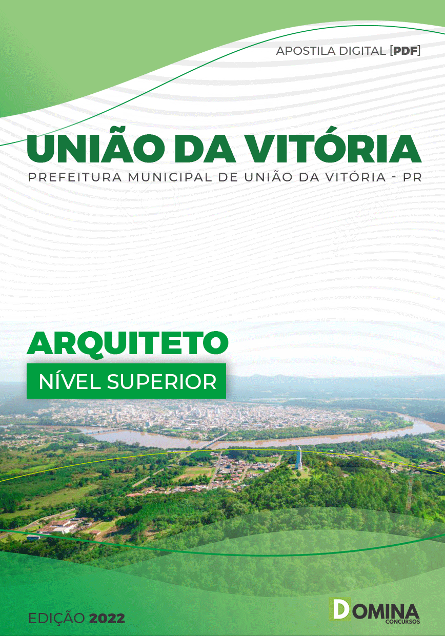 Apostila Digital Pref União da Vitória PR 2022 Arquiteto