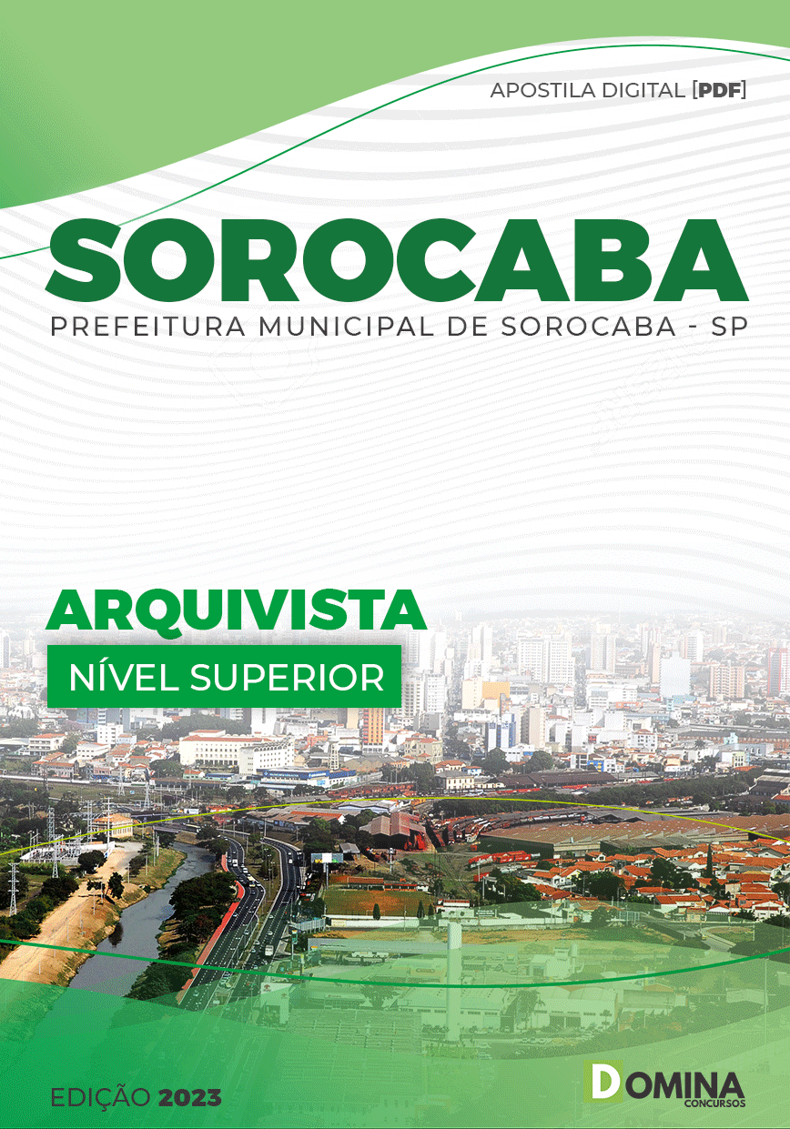 Apostila Concurso Pref Sorocaba SP 2023 Arquivista