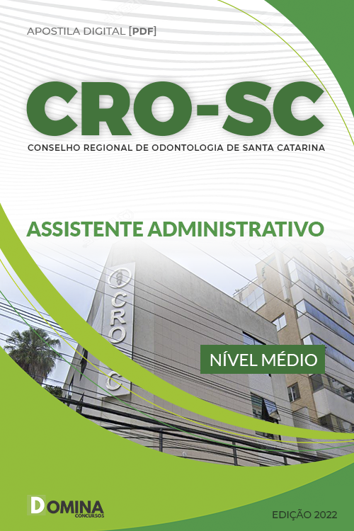 Apostila Concurso CRO SC 2023 Assistente Administrativo