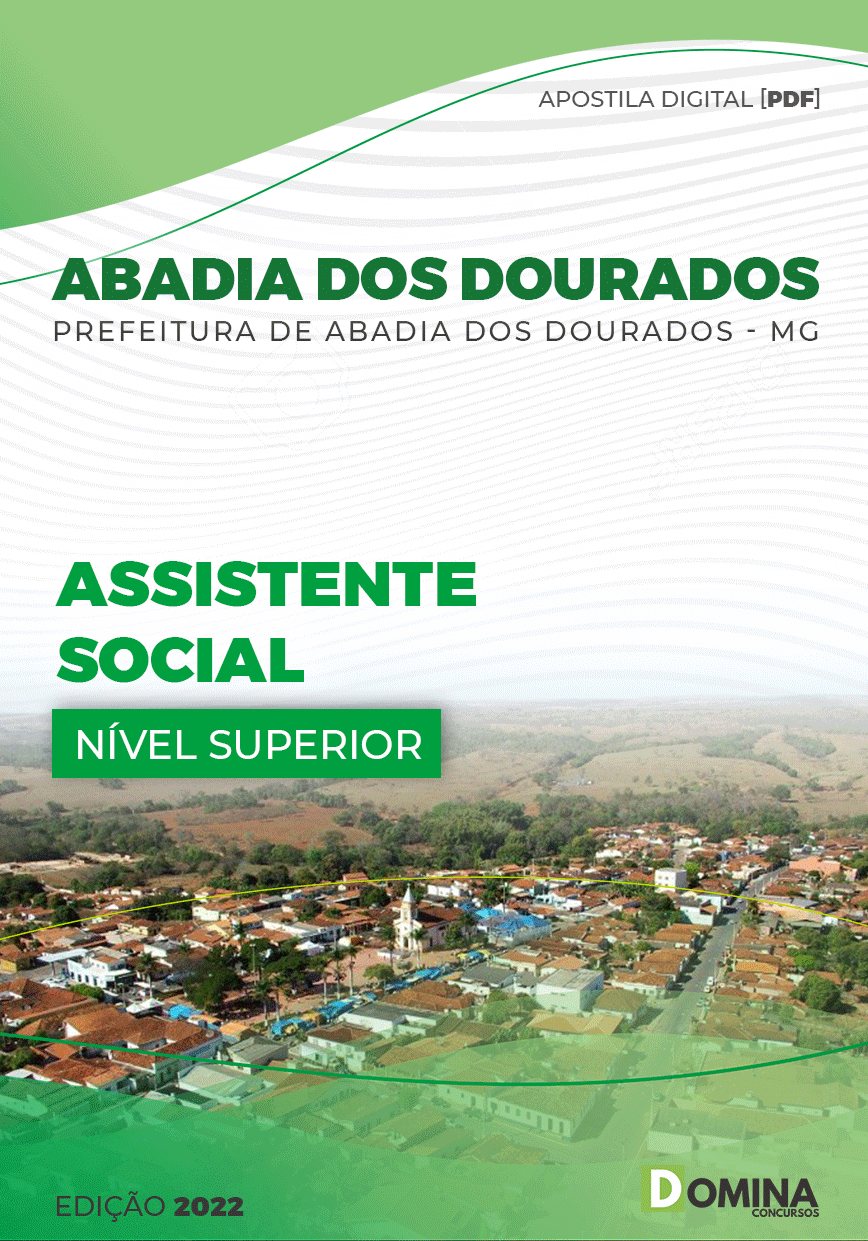 Apostila Pref Abadia Dourados MG 2022 Assistente Social