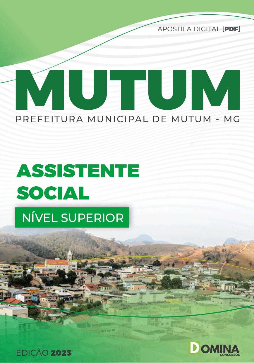 Apostila Concurso Pref Mutum MG 2023 Assistente Social