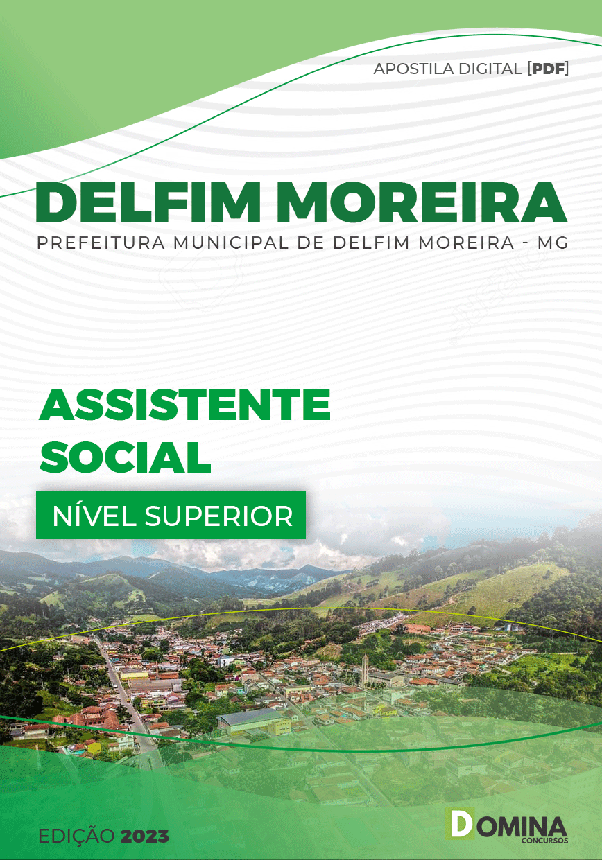 Apostila digital Pref Delfim Moreira MG 2023 Assistente Social