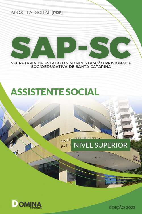Apostila Digital Concurso SAP SC 2022 Assistente Social