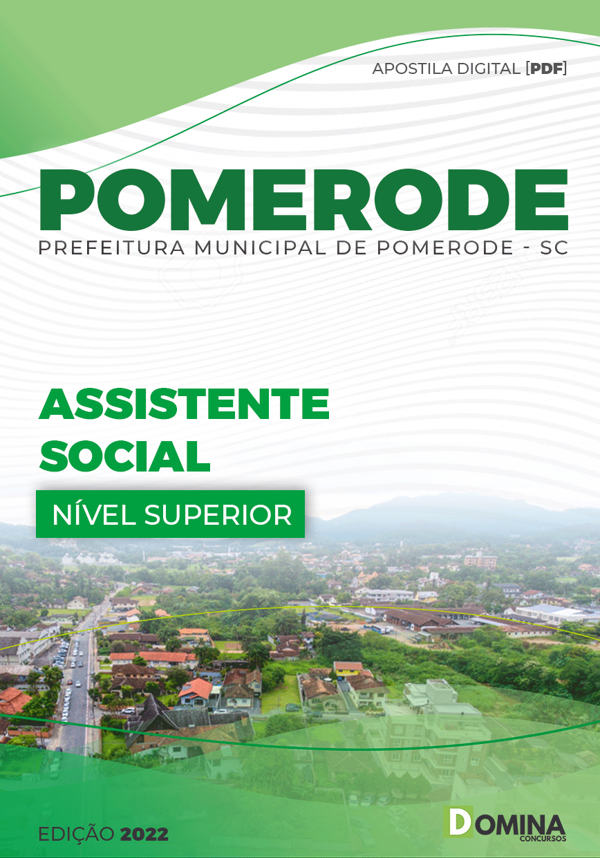 Apostila Concurso Pref Pomerode SC 2022 Assistente Social