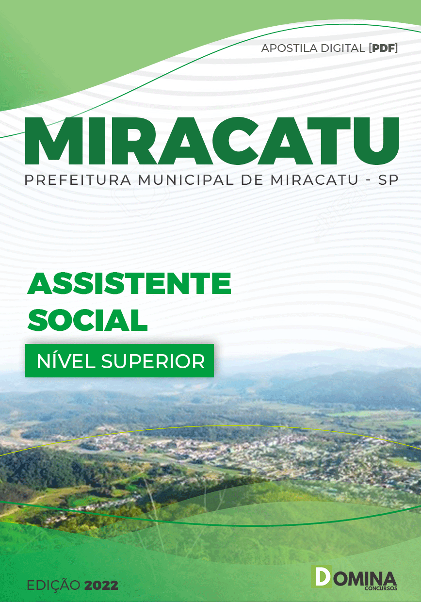 Apostila Concurso Pref Miracatu SP 2022 Assistente Social