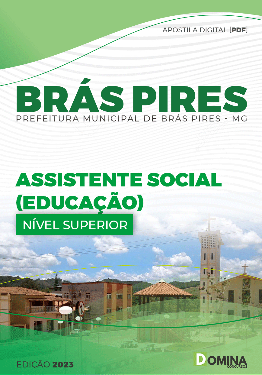 Apostila Pref Brás Pires MG 2023 Assistente Social Saúde