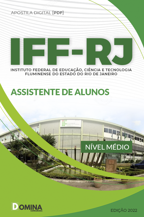 Apostila Digital Concurso IFF RJ 2022 Assistente Alunos