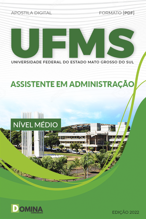 Apostila Digital UFMS 2022 Assistente Administração
