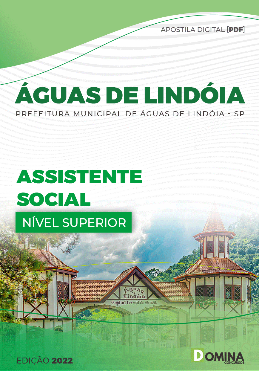 Apostila Digital Pref Águas Lindóia SP 2023 Assistente Social