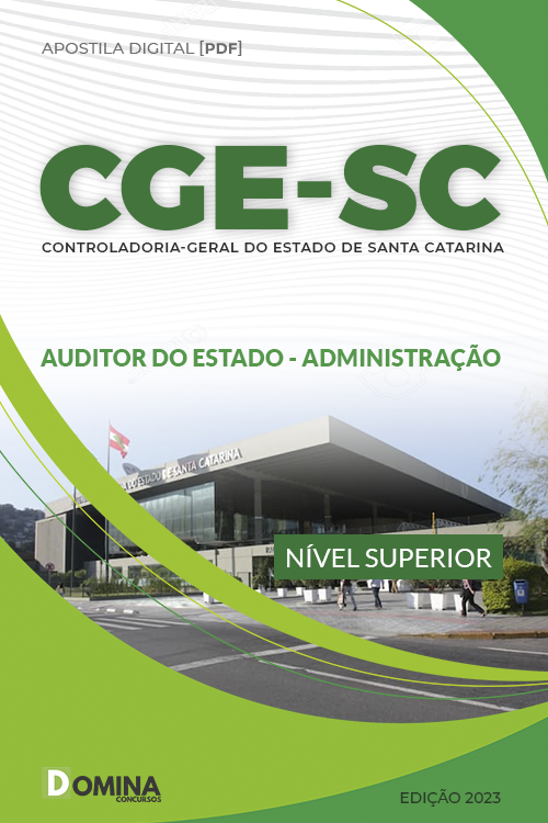 Apostila Digital CGE SC 2022 Auditor Estado Administração