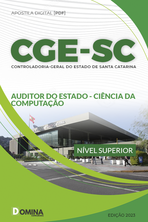 Apostila CGE SC 2022 Auditor Estado Ciência Computação