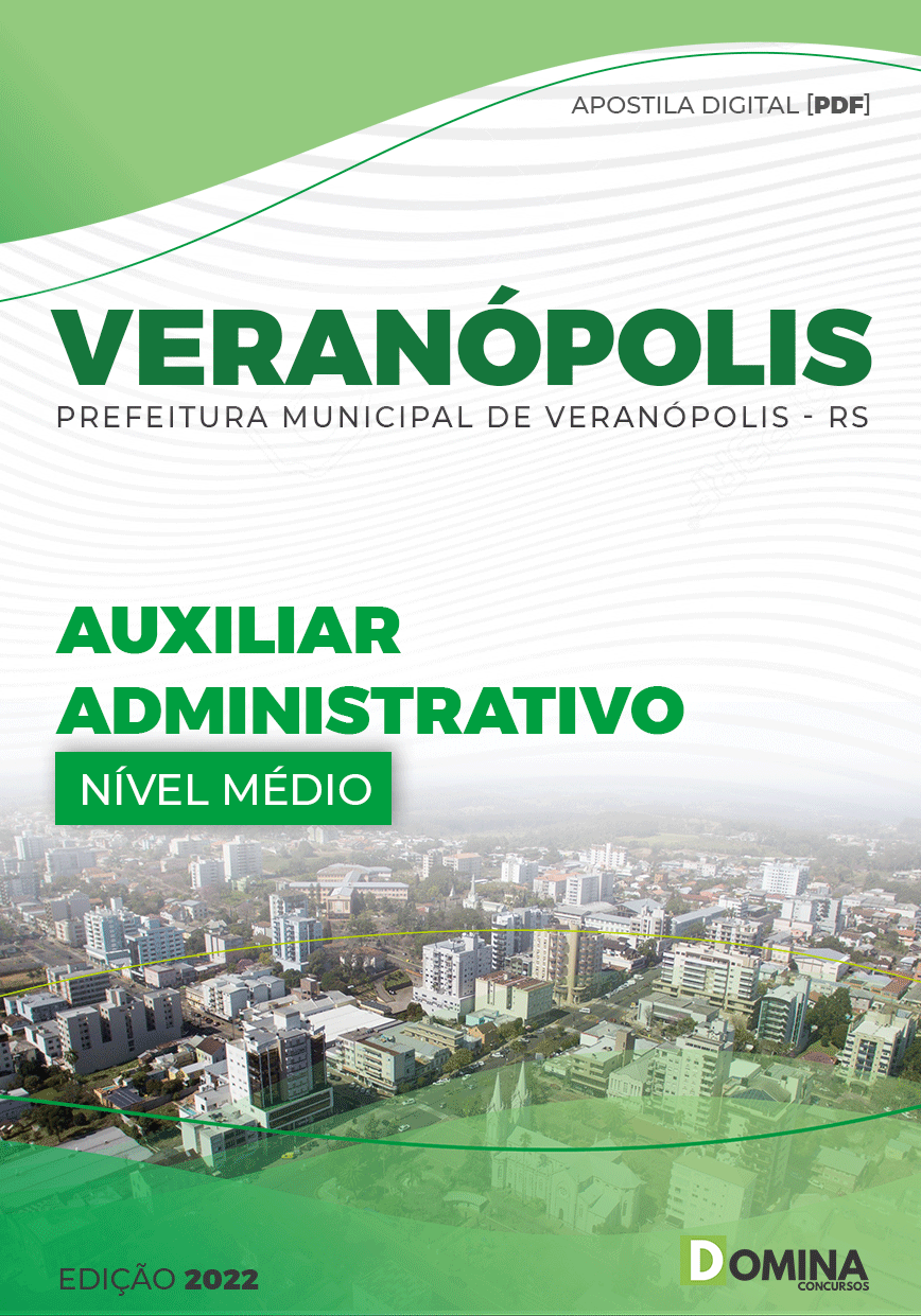 Apostila Pref Veranópolis RS 2022 Auxiliar Administrativo