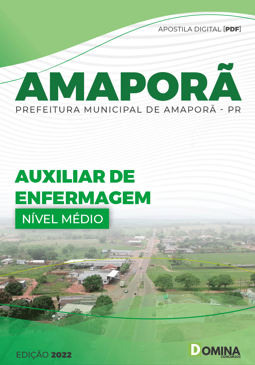 Apostila Pref Amaporã PR 2022 Auxiliar Enfermagem