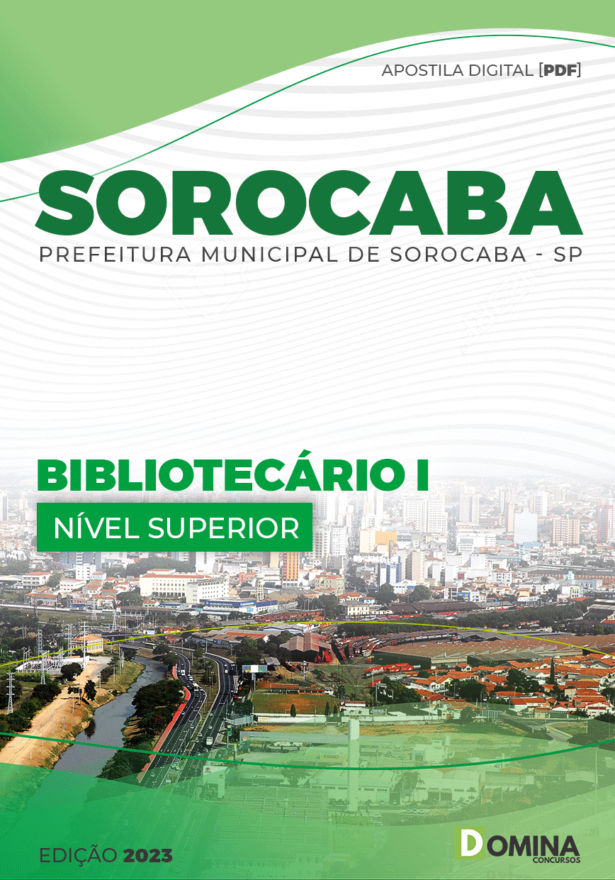 Apostila Concurso Pref Sorocaba SP 2023 Bibliotecário I