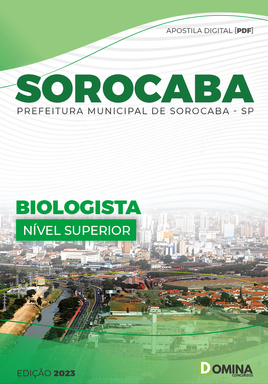 Apostila Concurso Pref Sorocaba SP 2023 Biologista