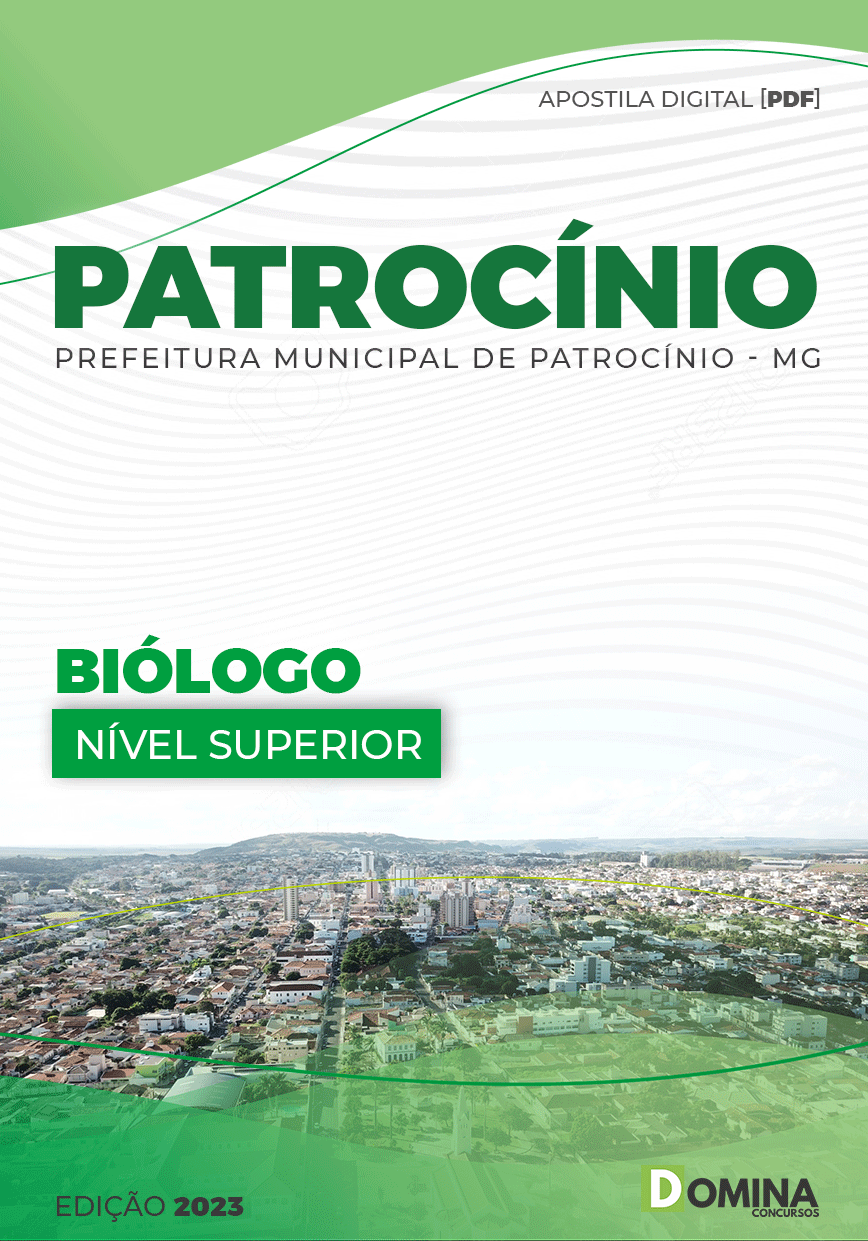 Apostila Concurso Pref Patrocínio MG 2023 Biólogo