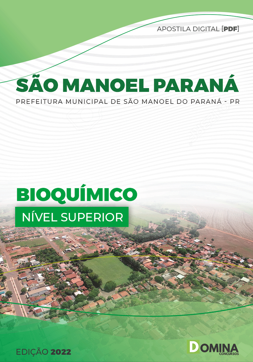 Apostila Pref São Manoe Paraná PR 2022 Bioquímico