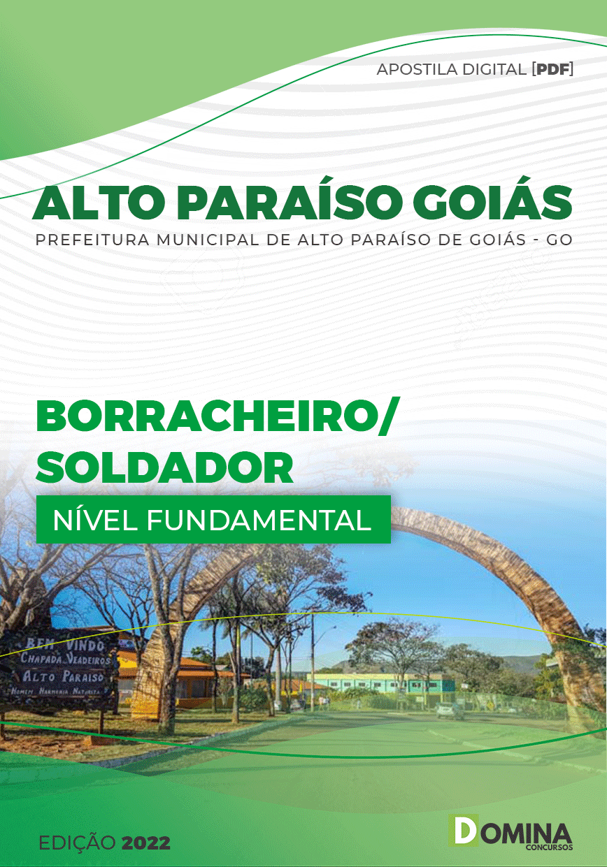 Apostila Pref Alto Paraíso Goiás GO 2022 Borracheiro Soldador