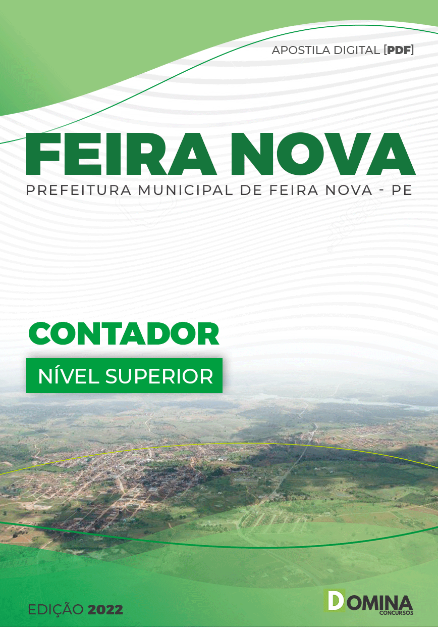 Apostila Digital Pref Feira Nova PE 2022 Contador