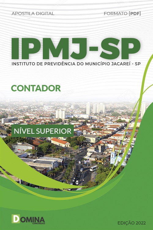 Apostila Digital Concurso Público IPMJ SP 2022 Contador